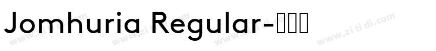 Jomhuria Regular字体转换